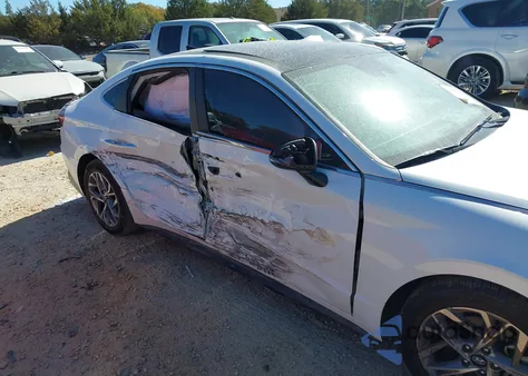 2021 Hyundai Sonata Sel from USA, damaged, VIN 5NPEF4JA1MH104038